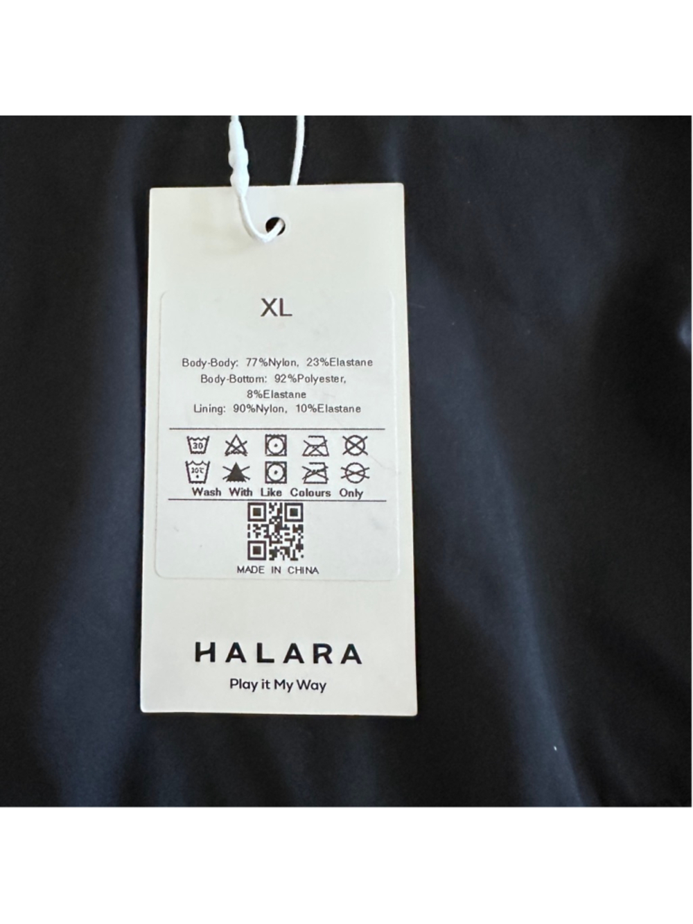 HALARA Black High Low Dress XL NWT Flowy Stretch Casual Chic - Picture 2 of 15